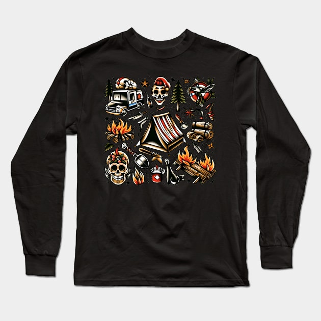 Gone Camping! Long Sleeve T-Shirt by JollyBean 